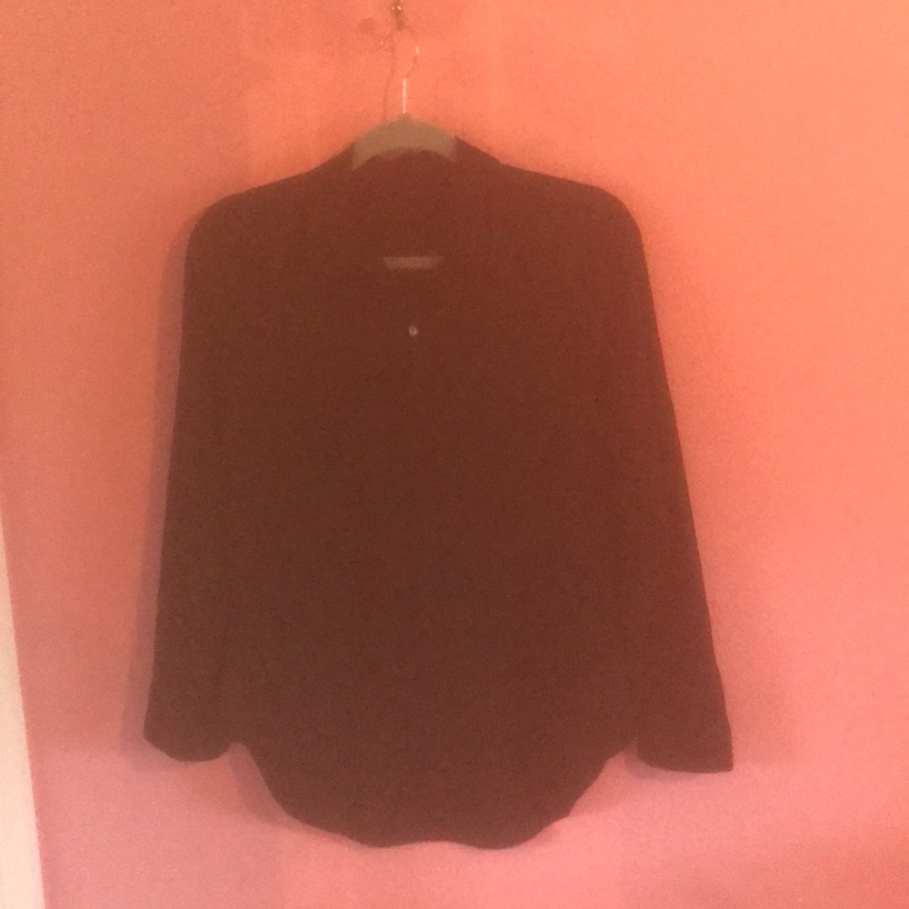 Black button up shirt